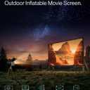 AWOL Valerion 200 Inch Inflatable Outdoor Movie Screen, Inflatable Projector Screen with Cordless Air Pump, 16:9 Front Projection for Backyard, Camping and Outdoor Movie Nights