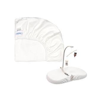 2-Pack Waterproof Changing Pad Covers - Soft & Breathable Baby Nursery Diaper Changing Pad Sheets, Contour Changing Pads Liners, Change Pad Cover, Fits Skip Hop, Keekaroo Peanut, Machine Washable (2, White)