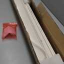 Vintage Floating Shelves for Wall, 36.3 Inch Rustic Wall Shelves, Solid Wood Mounted Decorative Shelves, Long Floating Shelf for Living Room, Bedroom, Bathroom, Kitchen, Home Decor, White