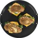 Restaurantware Round Carbon Steel Griddle, 14.6 x 11.1 In, 10 Pack