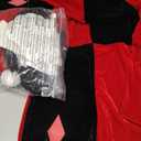 Rubie's Women's DC Heroes and Villains Collection Harley Quinn Costume (Red/Black)