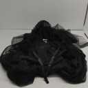 Rubie's Adult Full-Length Sheer Cape with Oversized Hood (Black)