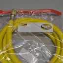 2026 Upgraded 3/8" HVAC Vacuum Hose,Refrigerant Charging Hose,Standard 3/8"3/8" Flare Fittings,6 Feet,Low Resistance and High Flow Rate,Faster HVAC Evacuation and Recovery,20 Microns Vacuum,Yellow