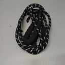 2 Pack Dog Leash, 4/5//6 FT Heavy Duty Nylon Rope Pet Leashes with Comfortable Padded Handle, Reflective Dog Leashes for Small Medium and Large Dogs (6FT-1/2,Black/Black)