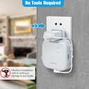 256GB Micro SD Card & Outlet Wall Mount for Blink Sync Module XR with Short Cable, SD Card for Local Video Storage with Reader, Save Space, Mount Bracket for Blink Outdoor Indoor Security System