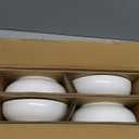 LE TAUCI Pasta Bowls 45 oz, Salad Bowls Set for Serving Soup, Pasta, Noodle, Dinner, Large Kitchen Bowl Plates, Microwave Safe - 8.5 Inch, Set of 4, White