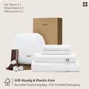 Bedsure 100% Giza Egyptian Cotton Sheets Queen Size - Luxury Hotel Sheets Deep Pocket with 4 Corner Straps, PureWoven Soft & Beathable Sateen Weave Bedsheets(Ivory,Queen)