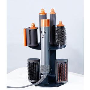 Curling Iron Holder Attachments Compatible with Dyson Airwrap Organizer Stand on Desktop, Hair Wrap Storage Rack Accessories Wall Mounted for home / Bathroom