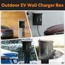 EV Charger Box Outdoor for Tesla Universal Wall Charger 23.6x16.9x8.3''