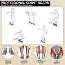 Ultimate Wobble & Slant Board Combo for Balance Training, Calf Stretching, and Core Strength  Perfect for Balance BoardsWobble Board and Calf Stretcher Enthusiasts