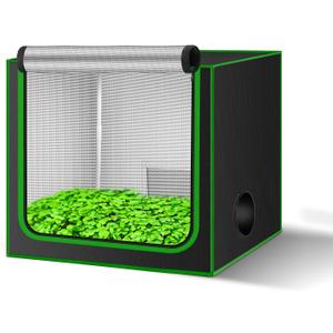 MELONFARM Small Grow Tent for Aerogarden24x16x20 Hydroponics Growing System Highly Reflective 600D Diamond Mylar Canvas with Ventilation window and Floor Tray for Hydroponic Indoor Plant Growing