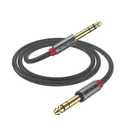 Instrument Cable,16.5ft/5m-1pack 6.35mm Male to Male 1/4 inch to 1/4 inch Audio Cable, Fish Wire Braided TRS Cable, for Guitar Cable, Bass, Keyboard, Mixer, Amplifier, Equalizer, Speaker. (Straight Angle)