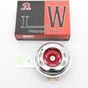 2 x LVEE DL70-002 Universal Motorcycle Electric Horns Waterproof Round Loud Speaker 12V 1.5A 105db small horn for Motorcycle (Normal, Red and Silvery)