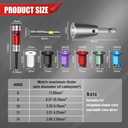 Wire Stripper for Drill,Wire Stripping and Twisting Tool for 6/8/10/12/14AWG,Portable Wire Nut Twister for Power Drill,Cable Quick Twister Tool and Connector8pcs