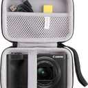 Hard EVA Carrying Storage Case Compatible with Canon PowerShot V1, Hybrid Camera Protective Travel storage box