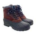 TOTES Men’s Mammoth Dark Brown Waterproof Winter Boots, Size 11