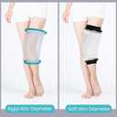 CIVJET Cast Covers for Shower Leg, Waterproof Cast Cover for Showering, Knee Surgery Recovery Equipment, Waterproof Knee Brace, Knee (Diameter - 7.9")