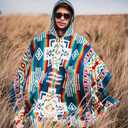 Poncho Men - Alpaca Wool Poncho Men - Clint Eastwood PONCHO - Alpaca Fur Ponchos - Mexican Ponchos for Men