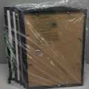 upsimples 12x16 Picture Frame Set of 5, Display Pictures 8.5x11 with Mat or 12 x 16 Without, Wall Gallery Poster Frames, Black