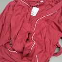 U2SKIIN Womens Organic Cotton Robe, Lightweight Long Kimono Bathrobe for Women, Soft Spa Lounge Sleepwear with Pockets (Rose, M)