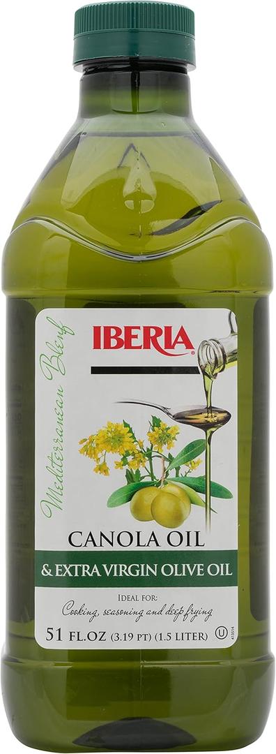 Iberia Canola and Extra Virgin Olive Oil 51 FL. OZ. (1.5 LITER)