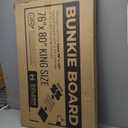 Premium 10mm King Size Bunkie Board (76" x 80")  Slim Low-Profile Mattress Support  Quiet, Moisture-Resistant, Lightweight Bed Board for Platform & Slatted Frames