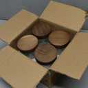 16oz 4 Pack Overnight Oats Containers with Lids, Glass Mason Jars with Acacia Wood Airtight Lids, Wide Mouth Meal Prep Storage Jars for Yogurt, Chia Pudding, Salad, Parfait, Snacks, Spice