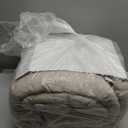 Sanracie Cotton Quilt Set King Size(110"x98"), Khaki Waffle Quilted Bedspread Sets,3Pcs Soft Lightweight King Quilt Bedding Set,Farmhouse Coverlet Quilt Set Shabby Vintage Chic Bedding Set