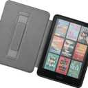 Case for All-New Kindle Paperwhite 12th Gen 2024 and Kindle Colorsoft Signature Edition, Book Lovers Gifts Lightweight PU Leather Protective Cover with Auto Sleep Wake Hand Strap