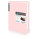 Sooez Art Portfolios 11"x17", Large Portfolio Folder with 30 Pockets & Black Inner Sheets, Display 60 Pages, 11 x 17 Presentation Book for Artwork Storage, Binder with Plastic Sleeves for Artist, Pink