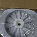 Toilet Brush, 3 Pack Toilet Brush and Holder Set Bathroom Accessories, Toilet Bowl Brush and Holder with 3 Crevice Brush for Bathroom, Toilet Scrubber Brush (White)