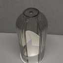 Toothbrush Holders with Sliding Lid, Rotating 3 Slots Bathroom Organizer Countertop, Tooth Brush Toothpaste Holder Bathroom Counter Stand Sink Organizer Caddy for Vanity Makeup Brushes Holder (White+Transparent Black)