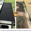 RV Slide Out Topper - Modular Camper Slide Out Awning Kit for 5th Wheels, Travel Trailers and Motorhomes - Black, 8'9'' (8'1'' Fabric)