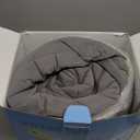 HOMFINE Cooling Comforter King Size, Grey Summer Cooling Blanket for Hot Sleepers and Night Sweats, Japanese Double-Sided Cold Tech Fabric Q-Max 0.45, Soft Breathable Silky Smooth Lightweight