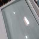 Frameless Glass Railing Panel - 1/2'' Clear Tempered Glass Railing System with 2 Posts - 36" High x 4 FT Long - Install Ready - Indoor and Outdoor Use - Smart Guard Easy Clean (Matte Black)