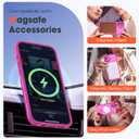 for iPhone 16 Plus Case with Magnetic [Compatible with Mag-Safe] [Upgraded Full Camera Protection] [Heat Dissipation] Matte Translucent Back Shockproof Phone Cover 6.7 Inch-Hot Pink