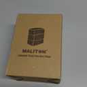 Maliton Inflatable Travel Foot Rest Pillow, Kids Airplane Bed, Adjustable Height Leg Pillow for Air Travel, Make a Flat Bed for Kids and Toddlers, Great for Airplane, Train, carGrey, 1 Pack