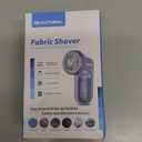 BEAUTURAL Fabric Shaver and Lint Remover, Sweater Defuzzer with 2-Speeds, 2 Replaceable Stainless Steel Blades, Battery Operated, Remove Clothes Fuzz, Lint Balls, Pills, Bobbles Gray