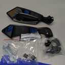 2 Pack Bike Mirrors, eBike Mirrors for Handlebars, 360 Adjustable Safety Bicycle Rear View Mirrors, Scratch Resistant Glass Lens, Bicycle Universal Fit Accessories (HD Version)