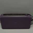 bella 2 Slice Slim Toaster, Fits-anywhere Kitchenware, 6 Setting Shade Control with Reheat & Cancel Buttons, Fits sourdough, 10 Long Slot, Anti Jam & Auto Shutoff, 900 Watt, Plum