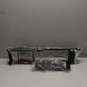 Samurai Sword Wall Mount-Katana Stand Wall Mount-Sword Wall Mount Display-Samurai Sword Wall Mount 2 Tier-Sword Wall Mount-Martial Arts Swords Mount Display- Plexiglass - (Swords Not Included) (Black 1 set)