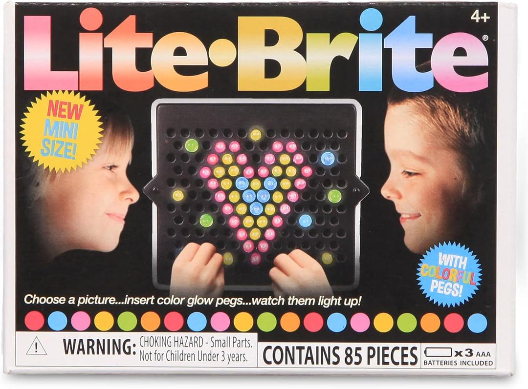 Basic Fun Collections Etc Mini Lite Brite Classic Novelty Electronic Toy