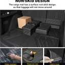 Cargo Liner Fit for Honda CRV 2023-2025 2026 All Models (Include Hybrid) - TTX LIGHTING Cargo Mat (Upper Deck) with Back Seat Protectors All-Weather TPE CR-V Accessories Backrest Mats