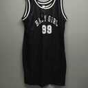 SOLY HUX Womens Bodycon Mini Dress Sleeveless Tank Dresses Jersey 90s Outfits 2000s Clothing (XX-Large, Black Letter Graphic)