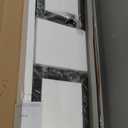 Storage Bench Industrial Rustic Wooden and Metal Entryway Shoe Boots Storage Rack Long Bench Seat for Hallway Bedroom Retro Brown Farmhouse Style