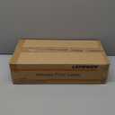 LEPOWER Wood Tripod Floor Lamp, Mid Century Standing Lamp for Living Room, Flaxen Lamp Shade, Modern Design Standing Lamp with E26 Base, Tall Floor Light for Bedroom, Study Room and Office Brown