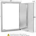 Stanbroil Stainless Steel Single Vertical Access Door, 17 1/4-Inch by 24 1/4-Inch