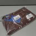 Rdruko Men's Lightweight Hiking Pants Athletic Quick Dry Water Resistant Casual Pants with Zipper Pockets for Outdoor (Brown, L)