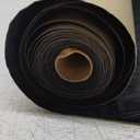 CRE8TIVE Crinkle Crushed Velvet Wallpaper Black Peel and Stick Wallpaper Self Adhesive Velvet Flocking Liner for Jewelry Drawer Box Lining Black Felt Sheets for DIY Crafts Displays Accent Wall