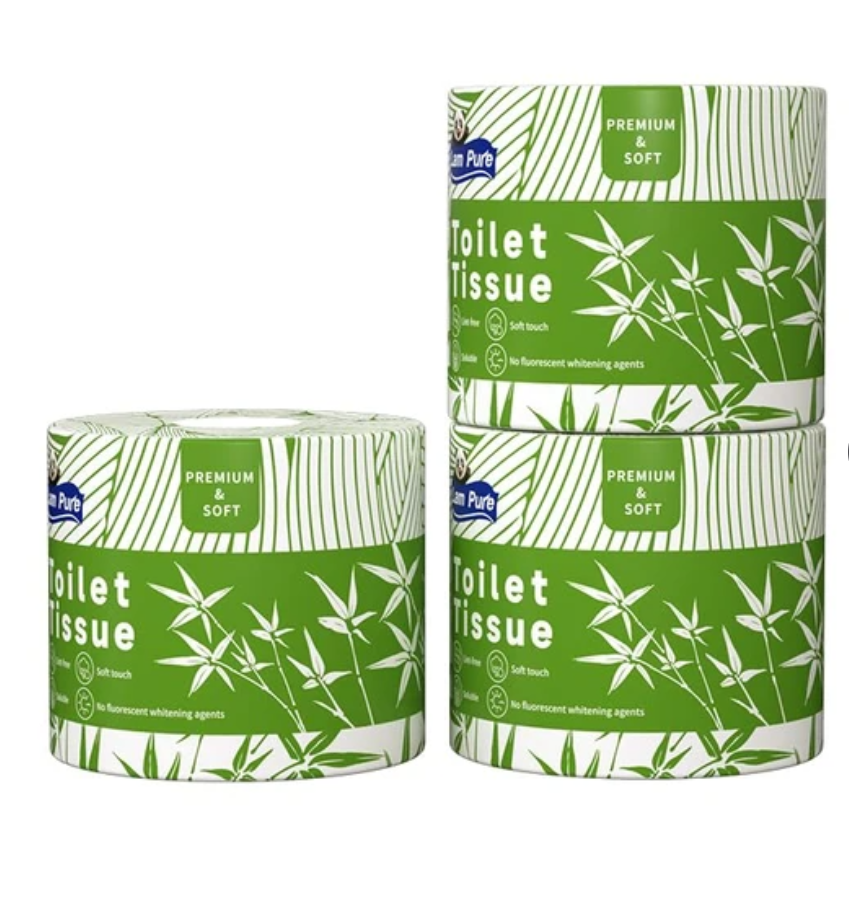 Lam Pure Bamboo Toilet Tissue 12 Rolls